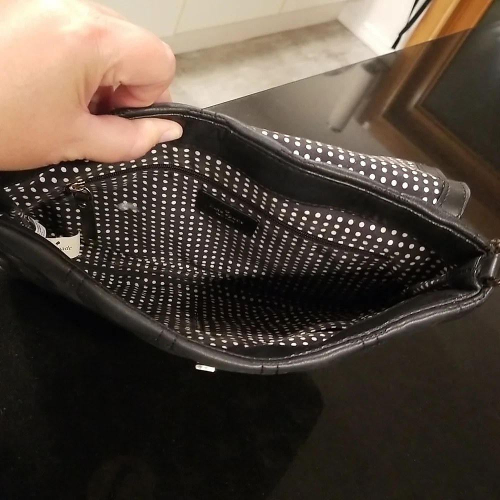 💕KATE SPADE💕 Black Quilted Shoulder Bag
